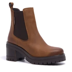 Spoleto Brown Leather Ankle Boots<Carl Scarpa Best Sale