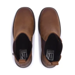 Spoleto Brown Leather Ankle Boots<Carl Scarpa Best Sale