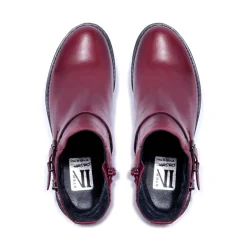 Sumaya Bordo Leather Ankle Boots<Carl Scarpa Store