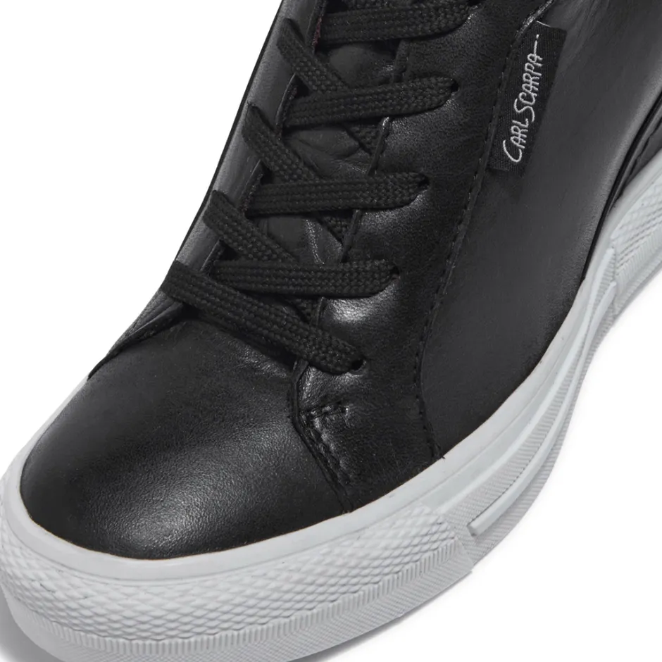 Tabita Black Leather Trainers<Carl Scarpa Online