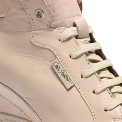 Tabita Off White Leather Platform Trainers<Carl Scarpa Sale