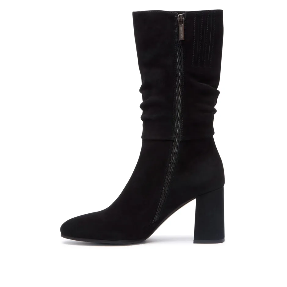 Tipici Black Suede Ankle Boots<Carl Scarpa Clearance