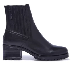Trepani Black Leather Ankle Boots<Carl Scarpa Shop
