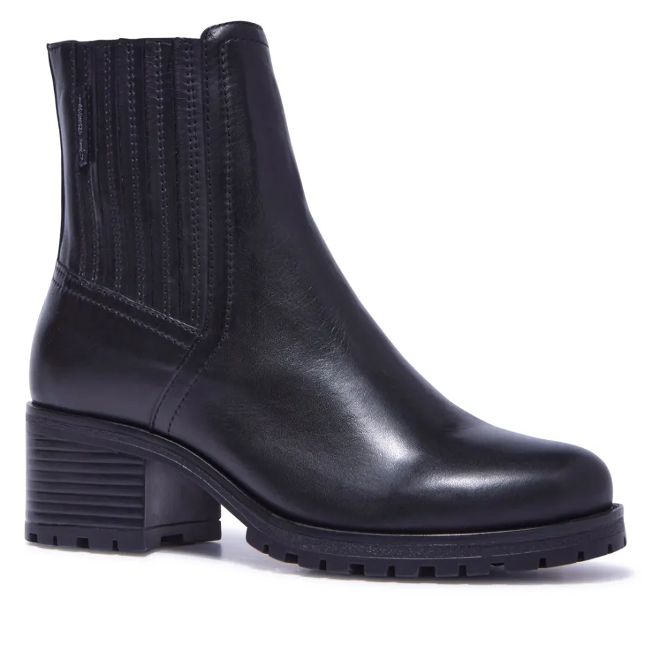 Trepani Black Leather Ankle Boots<Carl Scarpa Shop