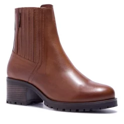 Trepani Tan Leather Ankle Boots<Carl Scarpa Discount