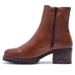 Trepani Tan Leather Ankle Boots<Carl Scarpa Discount