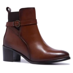 Trimona Tan Leather Ankle Boots<Carl Scarpa Sale