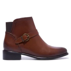 Trisette Tan Leather Ankle Boots<Carl Scarpa Online