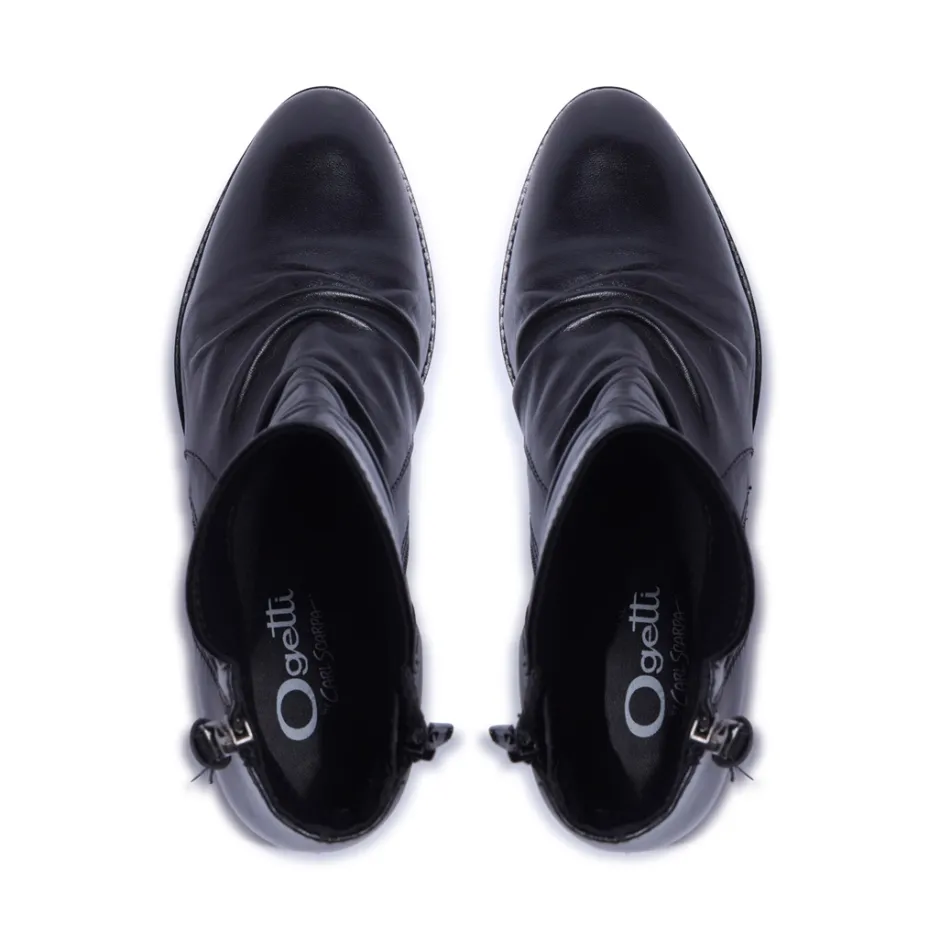 Trizeppe Black Leather Ankle Boots<Carl Scarpa Best