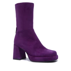 Tropea Purple Suede Ankle Boots<Carl Scarpa Clearance