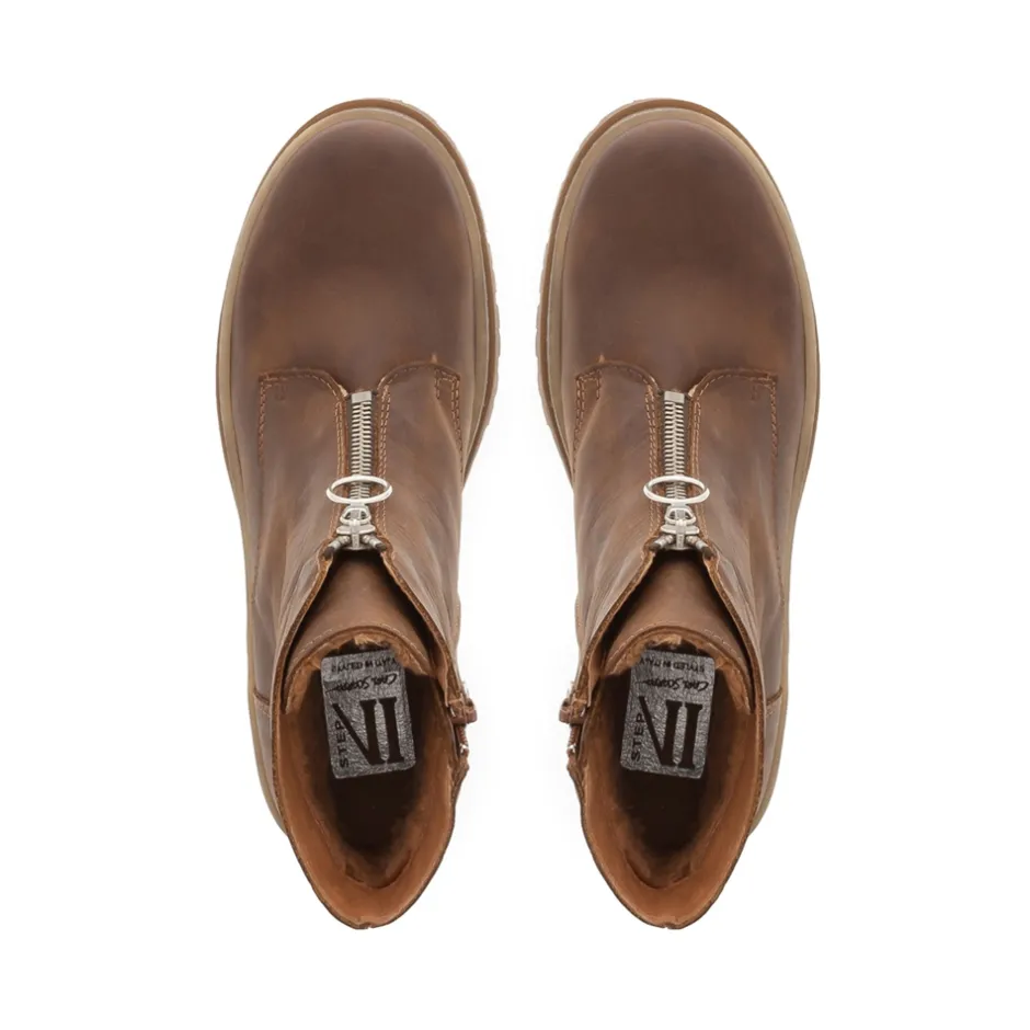 Truste Tan Leather Ankle Boots<Carl Scarpa Fashion