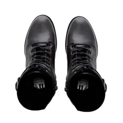 Turner Black Leather Lace Up Ankle Boots<Carl Scarpa Clearance