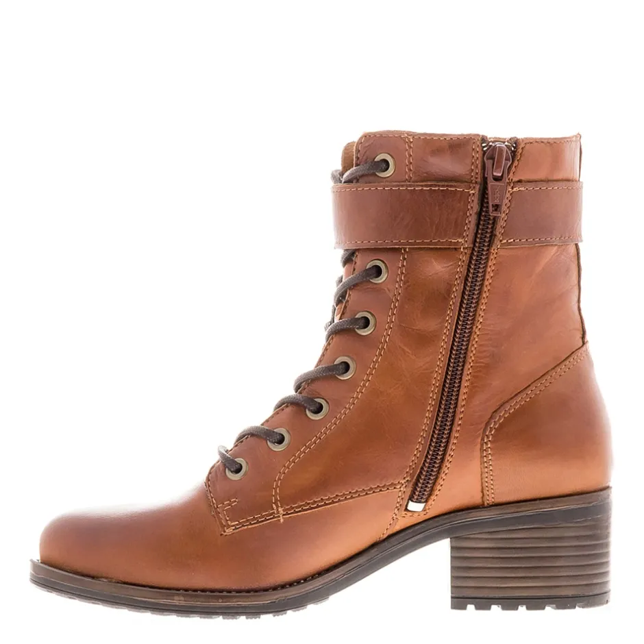 Turner Tan Leather Lace Up Ankle Boots<Carl Scarpa Sale