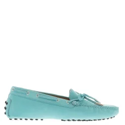 Venerdi Turquoise Nubuck Suede Loafers<Carl Scarpa Store