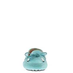 Venerdi Turquoise Nubuck Suede Loafers<Carl Scarpa Store