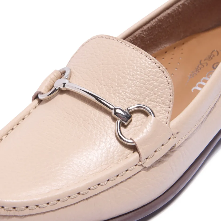 Veroso Beige Leather Loafers<Carl Scarpa Online