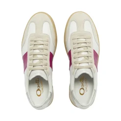 Zest White-Fuchsia Leather Trainers<Carl Scarpa Sale