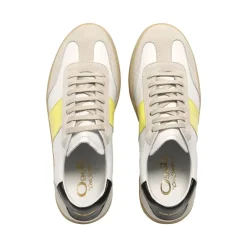 Zest White-Neon Leather Trainers<Carl Scarpa Clearance